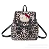 Outono de 2026 Nova Bolsa de Mão Feminina Pequena Moda Vintage Casual Estampa de Leopardo Bolsa de Ombro Mochila para o Trabalho Atacado