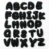 Patches bordados coloridos de letras transfronteiriços, patches para reparo de furos em roupas, decoração DIY para mochilas, 26 patches de letras em inglês