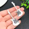 Serie Musical Acrílica Artificial Colores Vibrantes Colgante de Guitarra Hecho a Mano DIY Colgante para Bolsa Llavero Accesorios para Ropa Accesorios