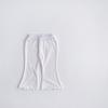 Pantalones de verano para niñas, nuevos, estilo coreano, para niñas pequeñas y medianas, con estampado de cuadros y rayas, acampanados, elegantes y casuales, para bebés.