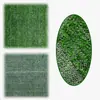Cerca de Construção Gramado Artificial Simulação Gramado Verdejante Proteção Ambiental Parede de Grama Artificial Cerca de Gramado Plástico para Exterior Construção
