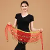 Estoque de Fábrica Corrente de Cintura Três Camadas com Borda Dourada para Dança do Ventre Fantasia Lenço de Quadril Cinto Versátil Fornecimento Direto para Amazon Transfronteiriço