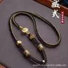 Cuerda Colgante Tejida a Mano de Xizang para Hombres y Mujeres, Colgante de Jade, Amuleto de Buda, Cuerda para Colgar Thangka en el Cuello, Estilo Étnico