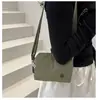 Bolso de Hombro Sencillo de Color Sólido Estilo Coreano Bolso Cruzado Versátil para el Día a Día Moda Transfronteriza Casual Billetera para Monedas Bolso de Viaje para Teléfono para Mujer