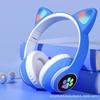 Auriculares Bluetooth de Diadema Transfronterizos Stn-28 Oreja de Gato Bajos Pesados Deportivos Inalámbricos con Inserción de Tarjeta para Uso Deportivo