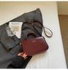 Bolsa de ombro vintage da moda, bolsa de mão para mulheres, estilo coreano, elegante, simples, casual, pequena bolsa quadrada, 2025, bolsa feminina de alto estilo