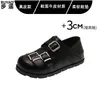 Zapatos Mary Jane de punta redonda con hebilla de cuero genuino, zapatos de cuero estilo Birkenstock para mujer, nueva colección 2026, zapatos planos sin cordones, mocasines