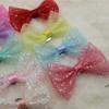 Nuevo en stock DIY4cm lazo de mano hilo de puntos con lentejuelas bolsa hecha a mano cintura cintura niños encaje retro