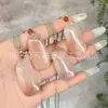 Pingente Nuvem Flor de Pessegueiro Natural com Seda Dourada Jade, Pingente Coração Flor de Pessegueiro Borboleta Peixinho para Homens e Mulheres, Jade com Cordão
