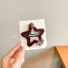 Presilhas de Cabelo de Estrela Aveludada para Crianças Outono Inverno Presilhas para Franja Lateral de Meninas Presilhas de Ursinho Fofo para Bebê Grampos Acessórios de Cabelo