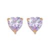 Traje de Zircón Amor Esmeralda Europeo y Americano Transfronterizo para Mujer Traje de Pulsera de Anillo en Forma de Corazón Transfronterizo Cadena para Clavícula