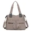 Bolso bandolera de tela oxford ligero y moderno, estilo coreano para mujer, gran capacidad, impermeable, para viajes, compras, portátil, bandolera