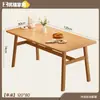 Mesa Apartamento Pequeno Moderna Simples Casa Mesa de Jantar e Cadeiras Sala de Estar Quarto Escritório Escrita Mesa Longa e Cadeiras Espessada e Forte