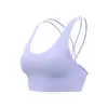 Fábrica de origen personaliza sujetadores deportivos de malla con logotipos, materiales y diseños proporcionados, ropa interior a prueba de impactos de alta resistencia para mujer