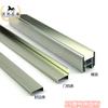 Varilla de tirante para mampara de baño de aluminio 25 mm viga transversal 2,5 cm borde de retención de puerta borde de sellado placa de conexión cubierta de pie mala palabra I