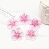 Pétalos de Flor de Begonia Simulados de 4 cm Decoración para Ropa del Hogar Set de Boda Guirnalda de Flores Artificiales Accesorios Cortados