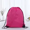 Bolsa de Cordão de Poliéster com Alças Duplas Personalizada Bolsa de Cordão de Nylon com Tela Bolsa de Corrida de Tecido Oxford Mochila com Cordão para Maratona