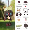 Kit de artesanato DIY com casca de fruta de sino de água, sinos de vento de planta para pendurar em bolsa, chocalho de cura, decoração para pendurar no carro atacado
