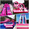 (Personalizado) Nuevo Parque Acuático Inflable Tobogán de Agua Soporte Piscina Inflable Castillo Travieso Fabricante