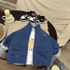 Jaqueta Reversível com Gola Alta para Meninos 2026 Nova Outono Bebê Estilo Coreano Chique Moda Jaqueta Top Infantil Tendência