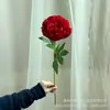 Flores Artificiales de Peonía Estilo Europeo para Sala de Estar Decoración del Hogar, Arreglos Florales, Fondos de Boda, Decoraciones de Flores Artificiales, Ramo de Flores Secas al por Mayor