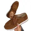 Novos Sapatos Femininos Primavera 2026 Moda Rasteirinhas Casuais Versáteis Tamanho Grande Solado Macio Slip-Ons