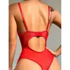 AliExpress Transfronterizo: Nuevo body de lencería shapewear de estilo europeo y americano, con encaje, sin espalda, transparente y sensual
