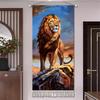 Nuevo Estilo Chino Sala de Estar Pintura de Tigre Entrada del Hogar Pintura Colgante Pintura Decorativa Tigre Bajando la Montaña Oficina Tigre Bajando la Montaña Pintura Tradicional China