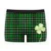 Roupa Íntima Masculina Série São Patrício Europeia e Americana Transfronteiriça Boxer Brief Casual Masculino com Estampa Digital 3D