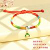 Pulsera de Cuerda Colorida del Festival del Bote del Dragón Pulsera Pequeña de Zongzi Pulsera Estudiantil para Niñosren Cabeza de Tigre Bordada Cuerda Tejida a Mano Adornos de Mano Venta al por Mayor