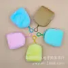Color Caramelo Conejo Peluche Pequeño Bolso Escolar Billetera Llavero Mochila Color Sólido Casual Lindo Color Sólido Bolsa para Identificación Venta al por Mayor