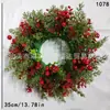 Decoração de Natal de Vime de Pinha Simulada Amazon Transfronteiriça Rattan de Borracha Macia Festa Interna Parede Externa