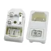 Ac-01 Producto Certificado Clase II CCC Socket Tres en Uno Tipo Tarjeta 2 Pines Todo Cobre Fusible Único con Luz Sin Cable a Tierra