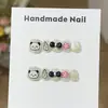 Serie de Uñas Infantiles TaoxiliLindas, Suaves, Dulces, Adorables, Uñas Portátiles Infantiles Estilo Ins Inspiradas en la Dopamina