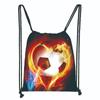 Equipo de Fútbol Baloncesto Paquete Mochila de Bolsillo Zapatillas de Entrenamiento Almacenamiento Gran Capacidad Estudiante Portátil Bolsa de Fútbol Almacenamiento para Estudiantes