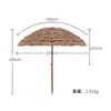 Sombrero de Paja Propagandístico Paraguas Protector Solar Exterior Paraguas de Paja Fotografía de Patio Balcón Decoración de Jardín Paraguas Protección Solar