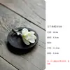 Suporte de Incenso Cerâmico Peônia Amassado à Mão Base Decoração de Casa Ornamento Estilo Chinês Cultural Criativo Magnólia Incensário Difusor Presente