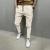 Pantalones de encaje de color liso para hombre, nuevos, de cuatro estaciones, transfronterizos europeos y americanos, para Amazon, holgados, casuales, deportivos, rectos