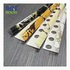 Ingeniería de comercio exterior tira de cierre de baldosa cerámica curva personalizada tira protectora de esquina tira decorativa de esquina de baldosa Perfil de baldosa de PVC