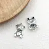Aleación de Plata Antigua Oso de Juguete Serie Animal Colgante Encanto DIY Pulsera Collar Llavero Accesorios de Joyería
