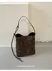 Elegante y versátil bolso de hombro, nueva colección 2026, estampado de leopardo retro para mujer, popular bolso cruzado informal estilo coreano