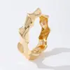 Pulseira de Ornamentos Transfronteiriços Europeus e Americanos Personalidade Irregular Liga de Ouro Bracelete Aberto para Mulheres Pulseira de Luxo Leve