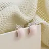 Salida de Verano Estilo Ins Pendientes Coloridos de Gelatina Frijol Dopamina Pinzas para Orejas en Espiral Mosquitera Pendientes Simples de Personalidad para Niñas