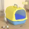 Caja de arena para gatos extragrande a prueba de salpicaduras, arenero para gatos totalmente cerrado con asa, caja para excrementos de gatos con olor a gatito, en stock, venta al por mayor