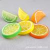 Accesorios de Fruta de Rodaja de Limón Hueca Accesorios para Casa de Muñecas DIY Accesorios para Fotos Diadema DIY Pasador Joyería