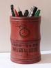 Pluma de Tallado en Bambú Conner Gran Capacidad Adornos Creativos Estilo Chino Retro Pincel para Estudiantes Caja de Almacenamiento para Papelería Grabado para Maestros