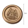Sello de cera grande de 5 cm tamaño grande sello de pintura a fuego pegatina Sello LOGO diseño personalizado para sellado de sobres pegatina de sello de cera
