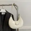 Bolso de Diseño Nicho para Mujer Verano 2025 Nuevo Bolso Vintage de Media Luna Versátil Bolso Cruzado Bolso de Hombro para Viaje y Uso Diario