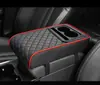 Funda de pasamanos de coche de uso general, cojín de almacenamiento multifuncional para coche, cojín elevador con portavasos, reposabrazos cómodo, interior de coche