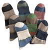Calcetines Zhuji para hombre, calcetines de media caña, otoño e invierno, gruesos, cálidos, desodorantes, calcetines deportivos, calcetines retro para hombre